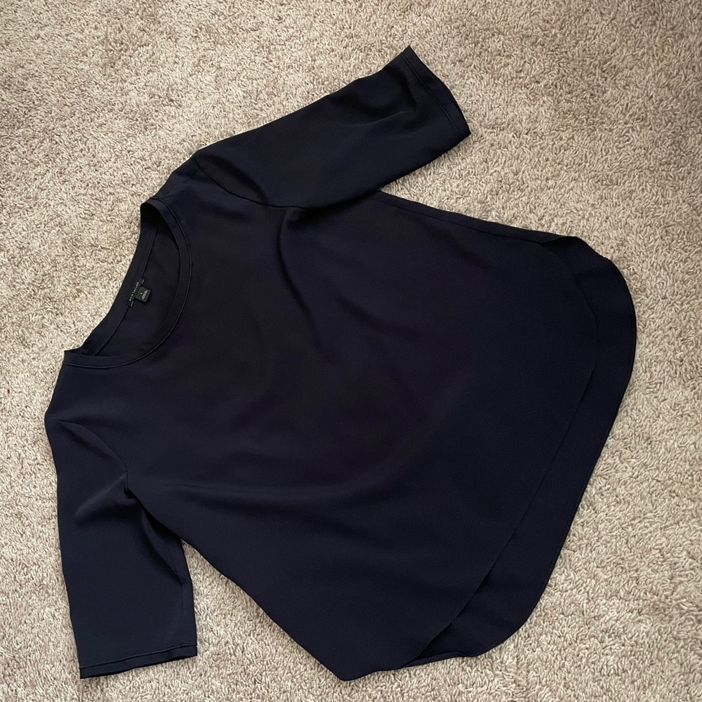 Navy Banana Republic Blouse